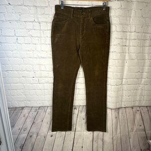 O’Neill Corduroy Pants Mens 30 Brown Standard Fit Stretch